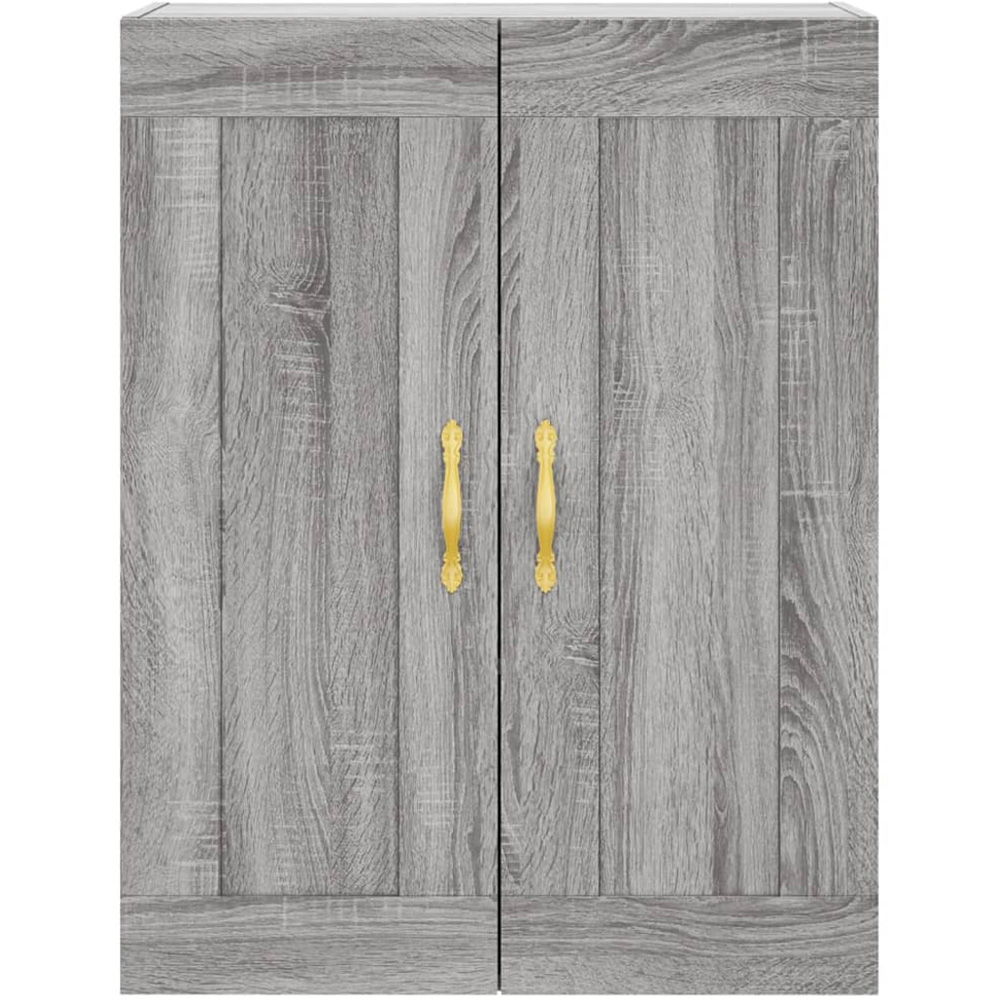 vidaXL 2 Door 3 Shelf Grey Sonoma Highboard Image 6