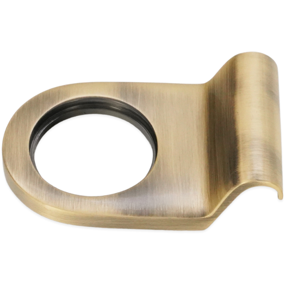 Spira Brass Antique Brass Victorian Cylinder Pull Image 3