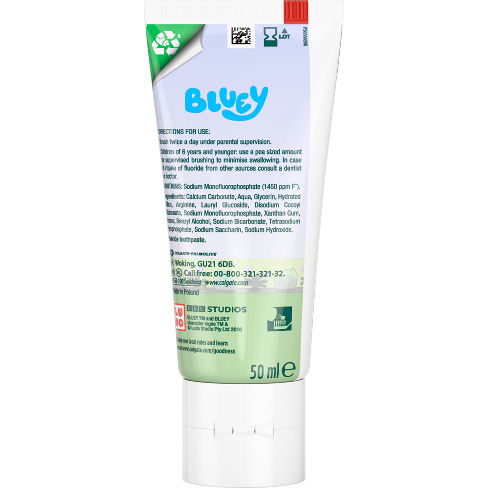 Colgate Bluey Kids Toothpaste Image 3
