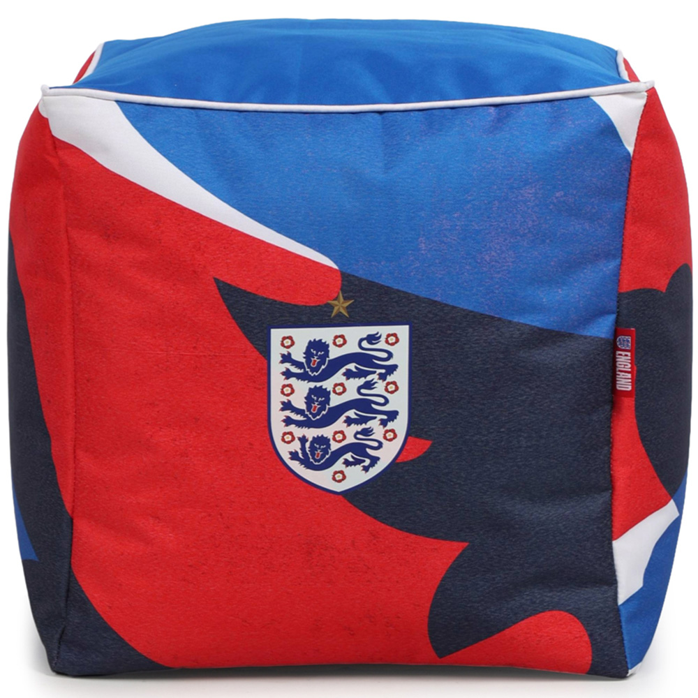 Kaikoo England FA Football Blue Top Printed Sides Cube Image 3