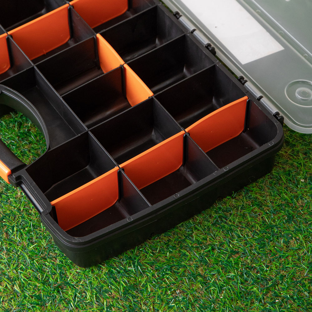 Samuel Alexander DIY Plastic Storage Tub Box with 15 Compartments 29 x 38cm Image 7