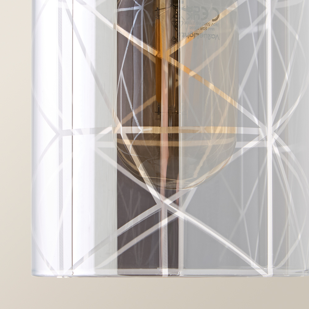 ValueLights Elsie Smoked Glass Small Shade Image 4