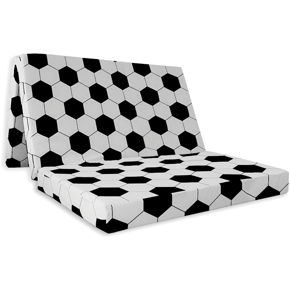 Visco Therapy Double Football Black Folding Futon Z Bed Mattress Image 2