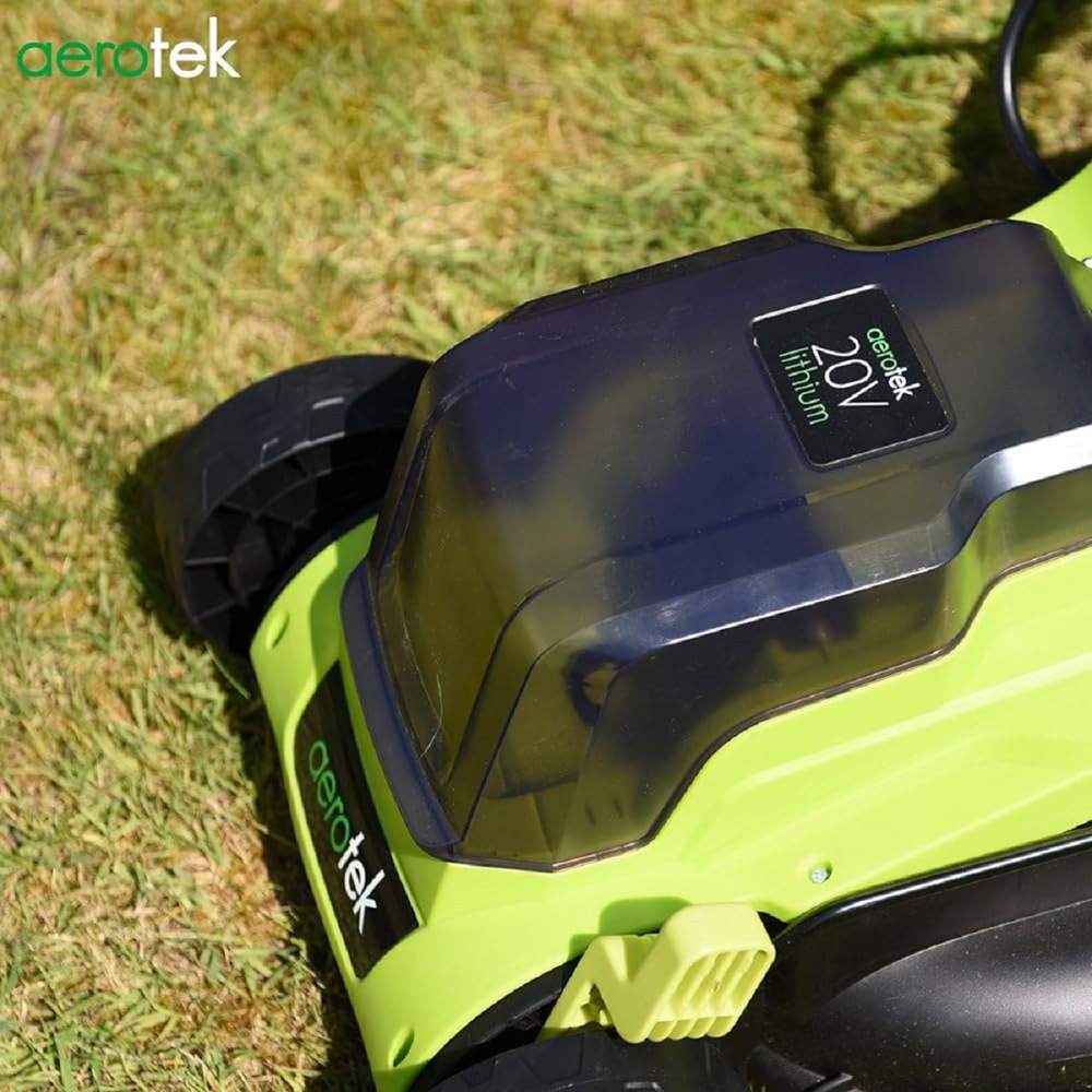 Garden Gear AeroTek 20V Hand Propelled Cordless 32cm Electric Lawn Mower Image 4
