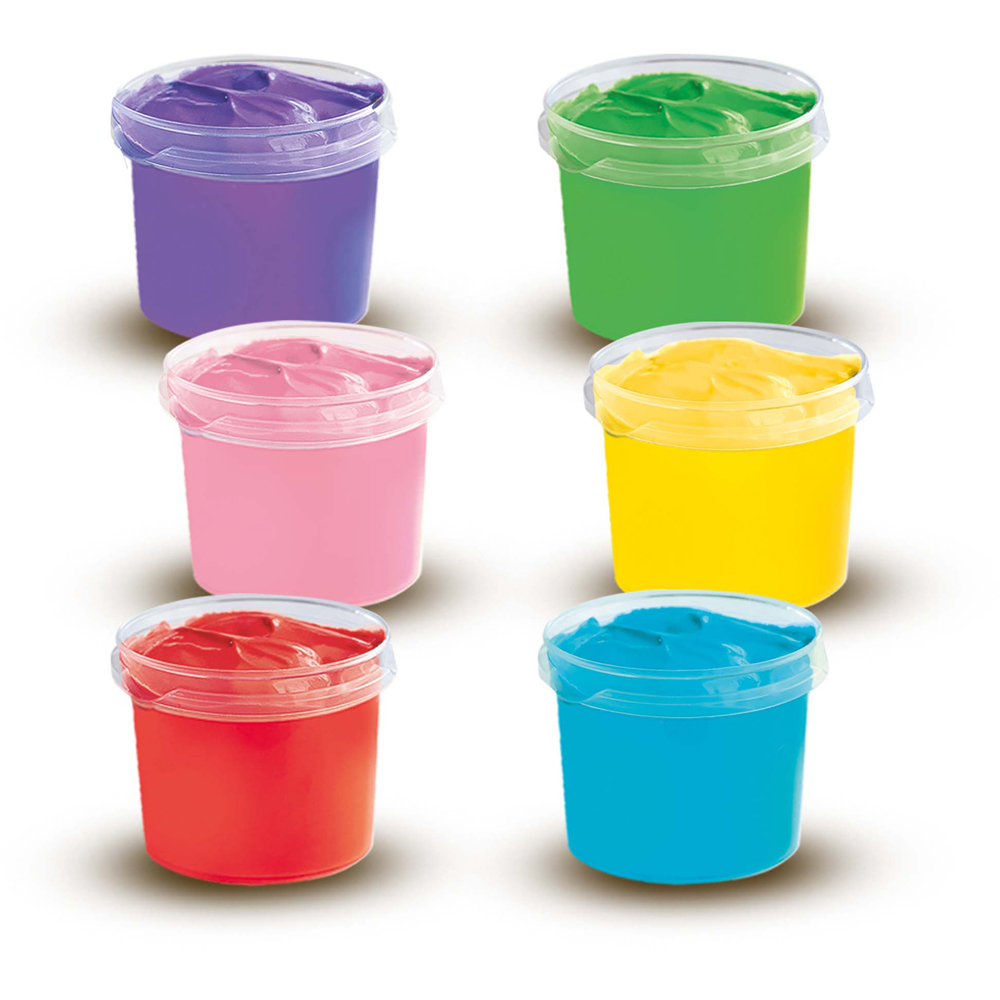 SES Creative Assorted Colour Finger Paint 110ml 6 Pack Image 2