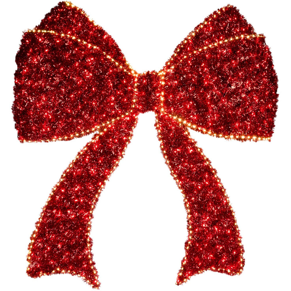 1160 LED Christmas Bow Decoration Image 4