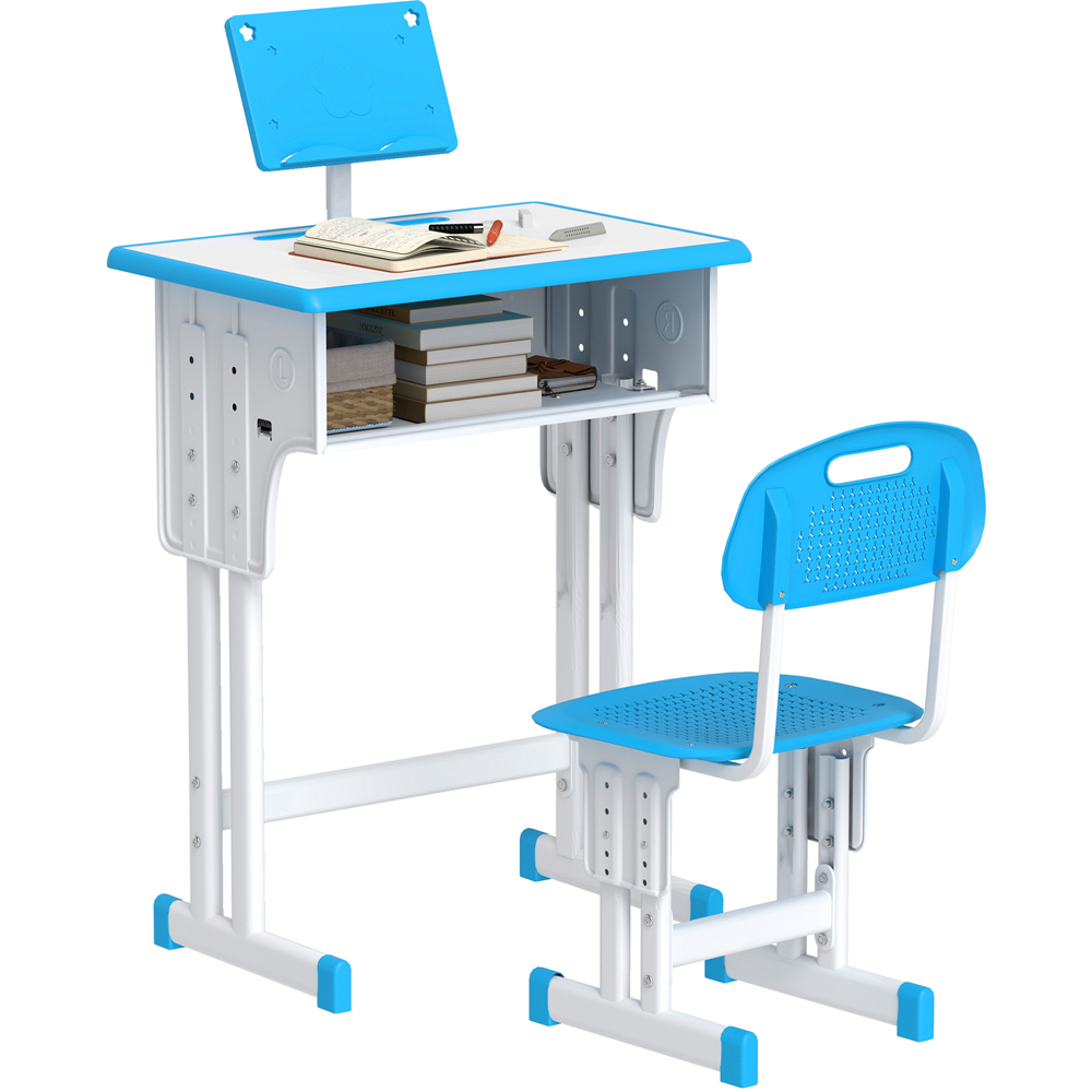 Tommy Toys Blue Study Table and Chair Set Image 2