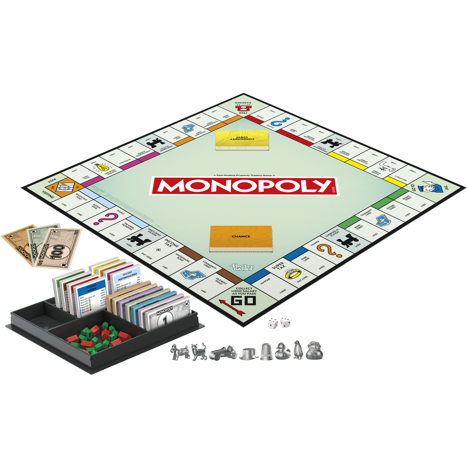 Monopoly Classic Board Game White Image 5