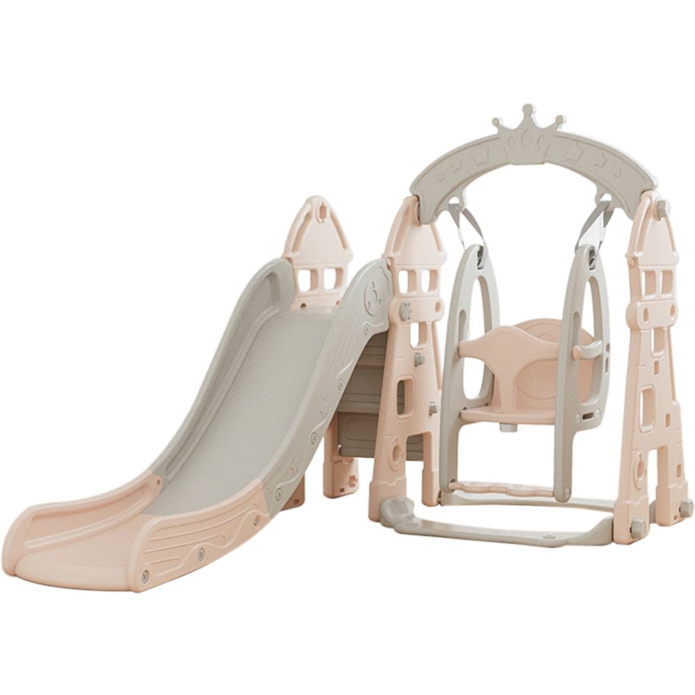 Plastic playset with slide on sale