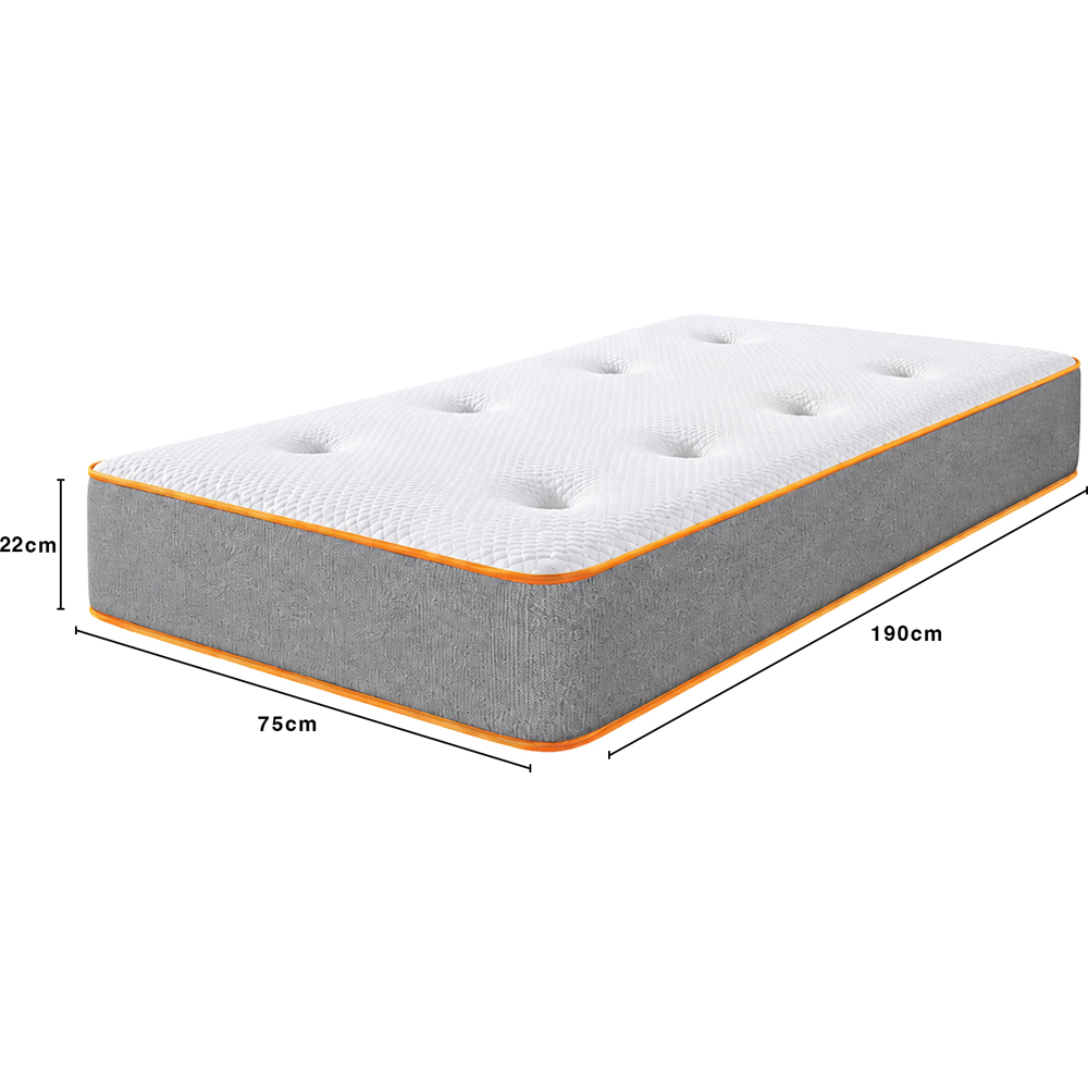 Extreme ComfortCore Small Single 1000 Tufted Pocket Spring Mattress Image 5