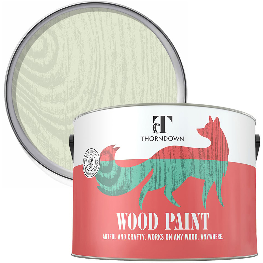 Thorndown Green Hairstreak Satin Wood Paint 2.5L Image 1