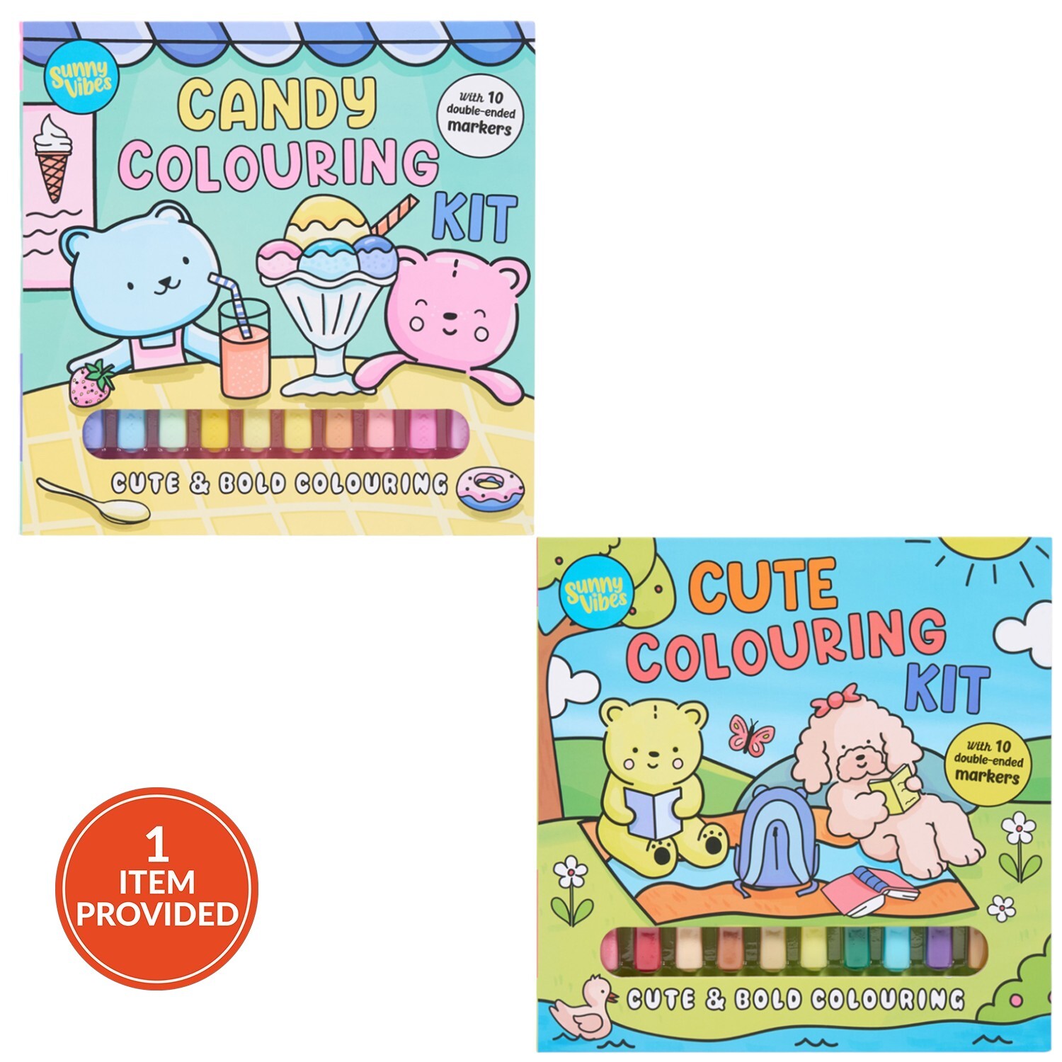 Candy or Cute Colouring Kit Image 1