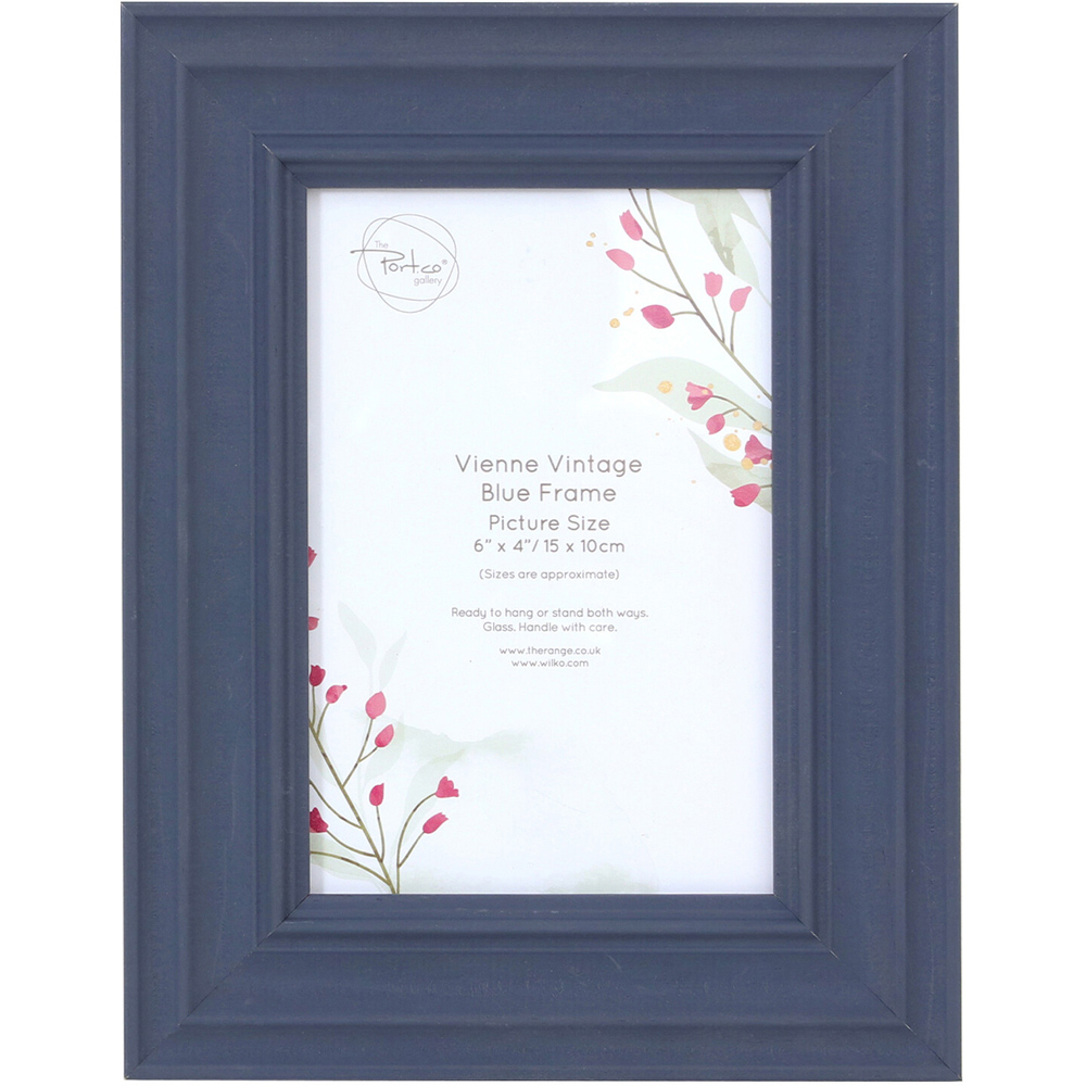 Vienne Vintage Photo Frame Blue Image 1