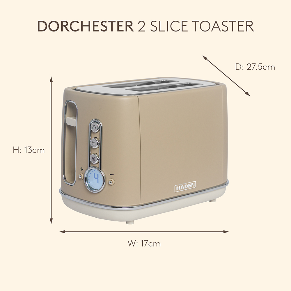 Haden Dorchester 212870 Cashmere 2 Slice Toaster Image 9