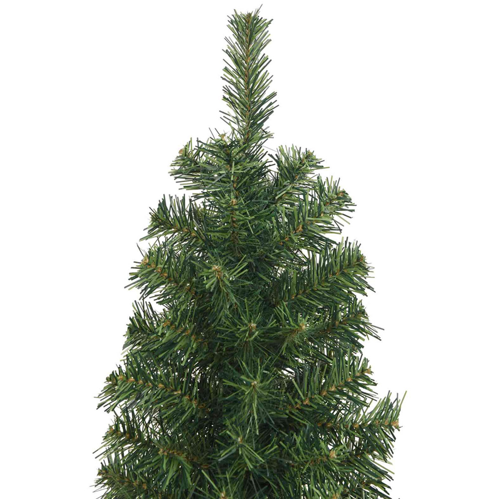 vidaXL Green Artificial Christmas Tree with LEDs 6ft Image 3