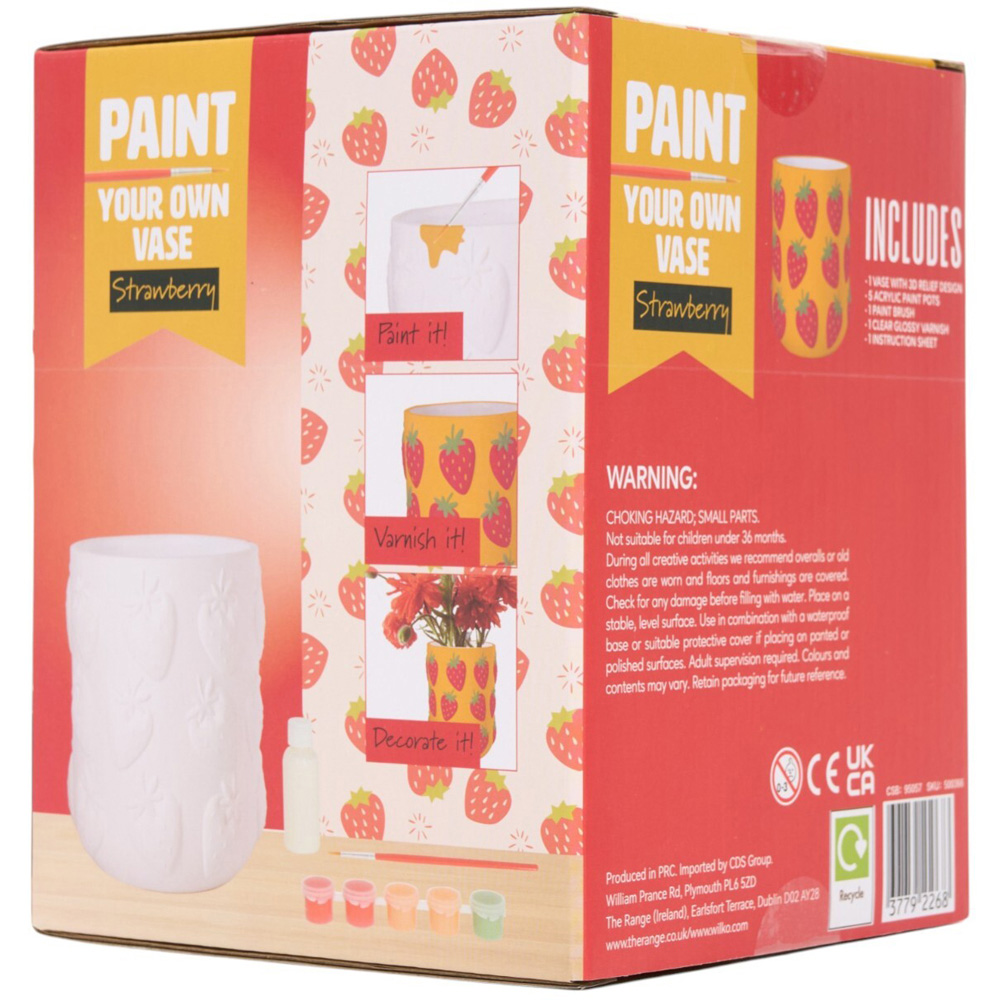 Paint Your Own Vase Craft Kit Image 4