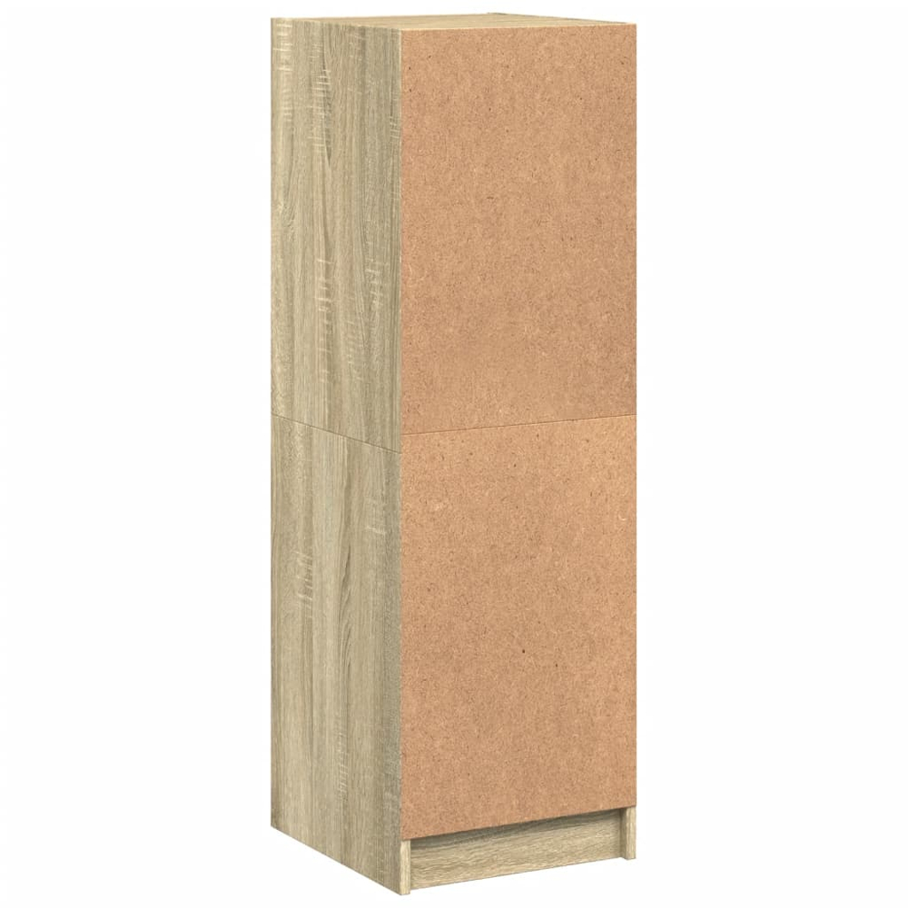 vidaXL 3 Glass Door Sonoma Oak Highboard Image 7