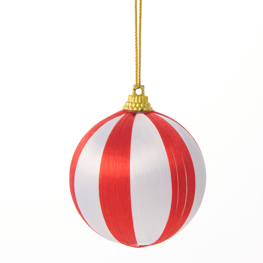 Set of 21 Shiny Candy Cane Baubles Image 4