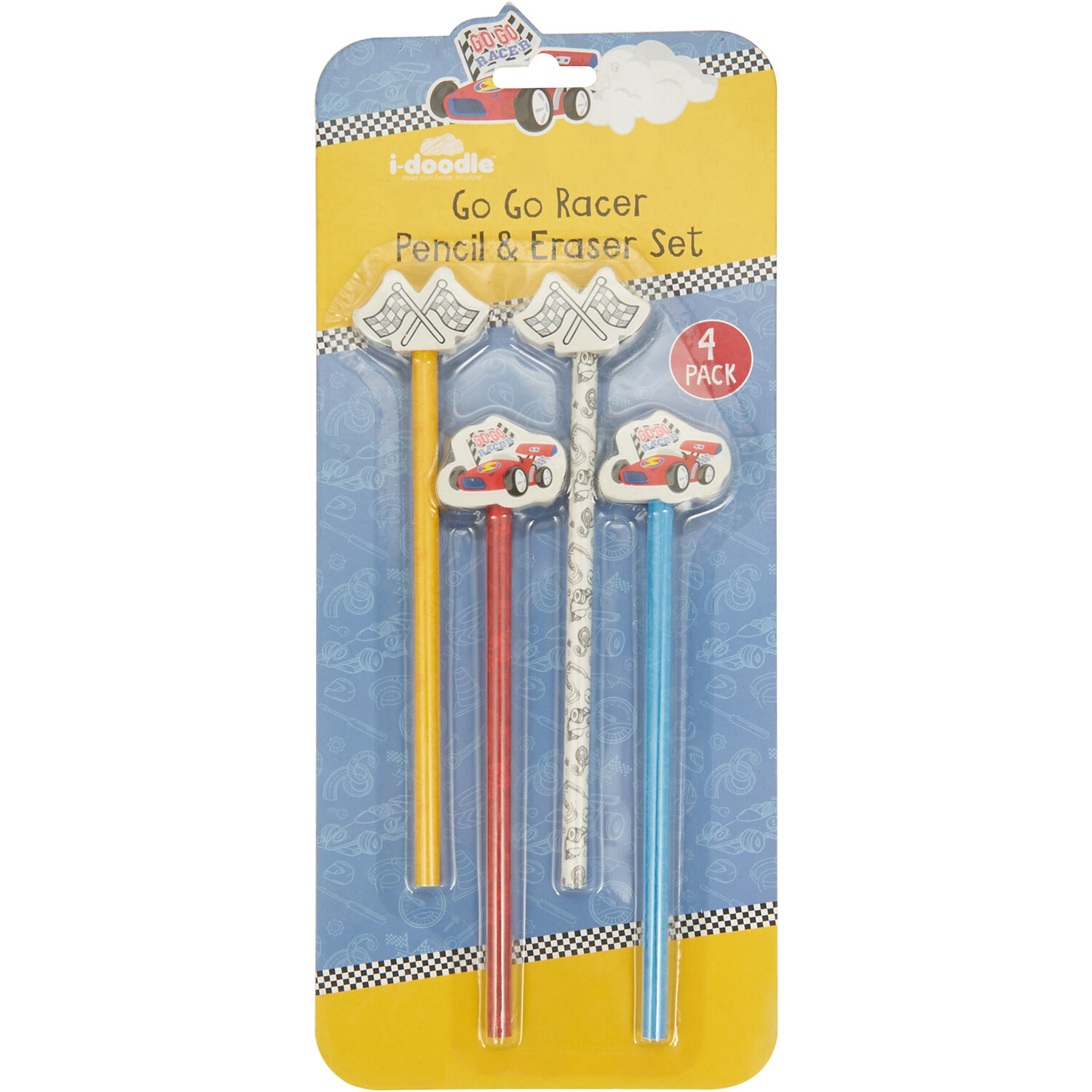 Racer Pencils with Erasers Image 1