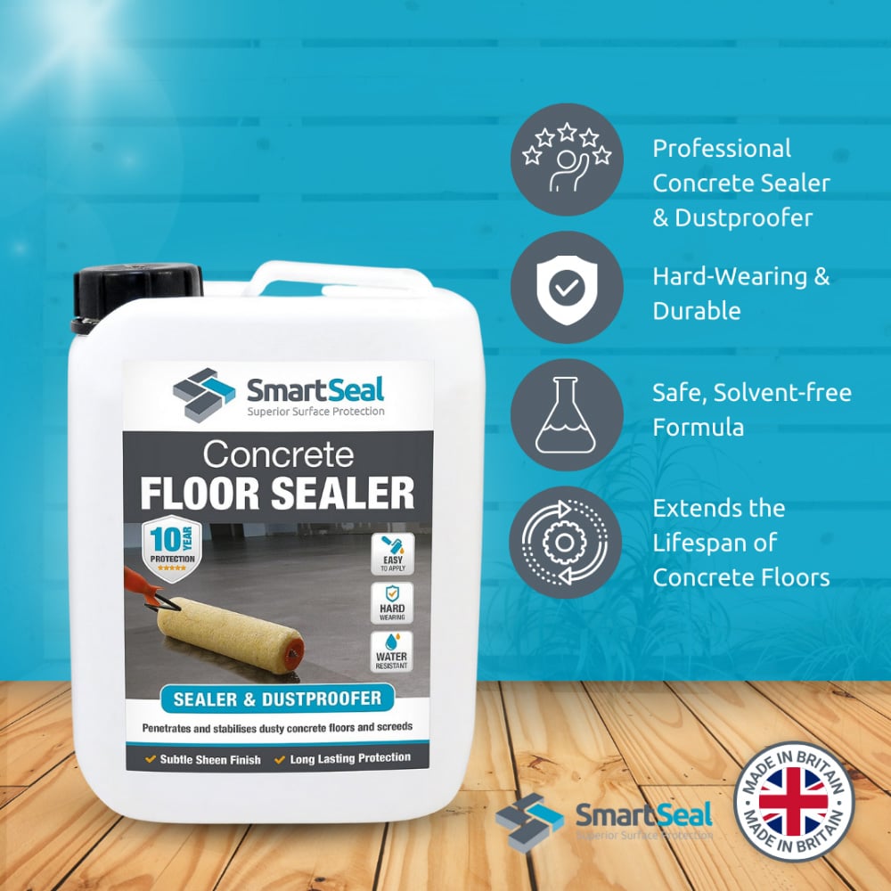 SmartSeal Concrete Floor Sealer 5L 2 Pack Image 2
