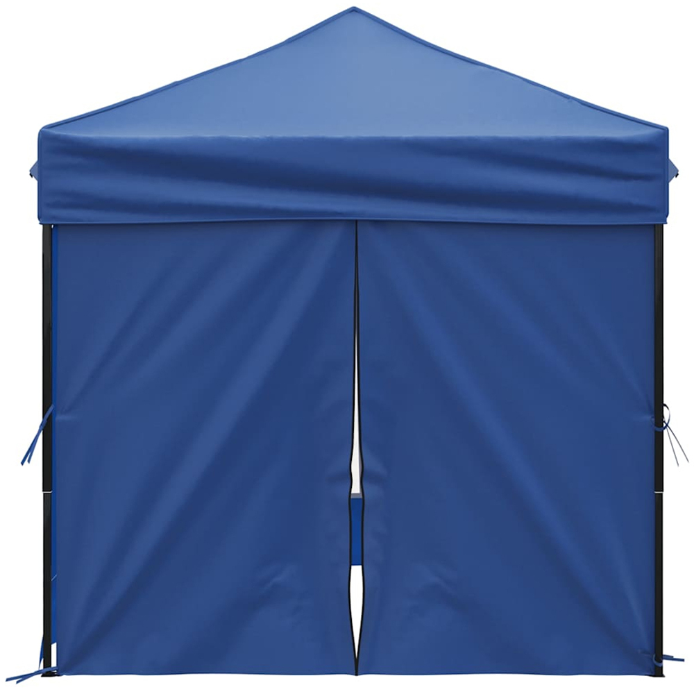 vidaXL 2 x 2m Blue Party Tent with Sidewalls Image 4