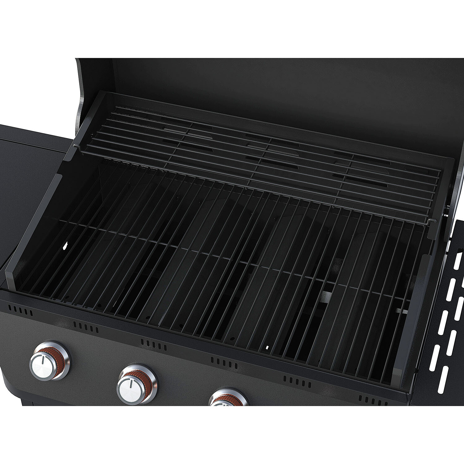 Texas Nimbus Black 4 Burner Gas BBQ Image 4