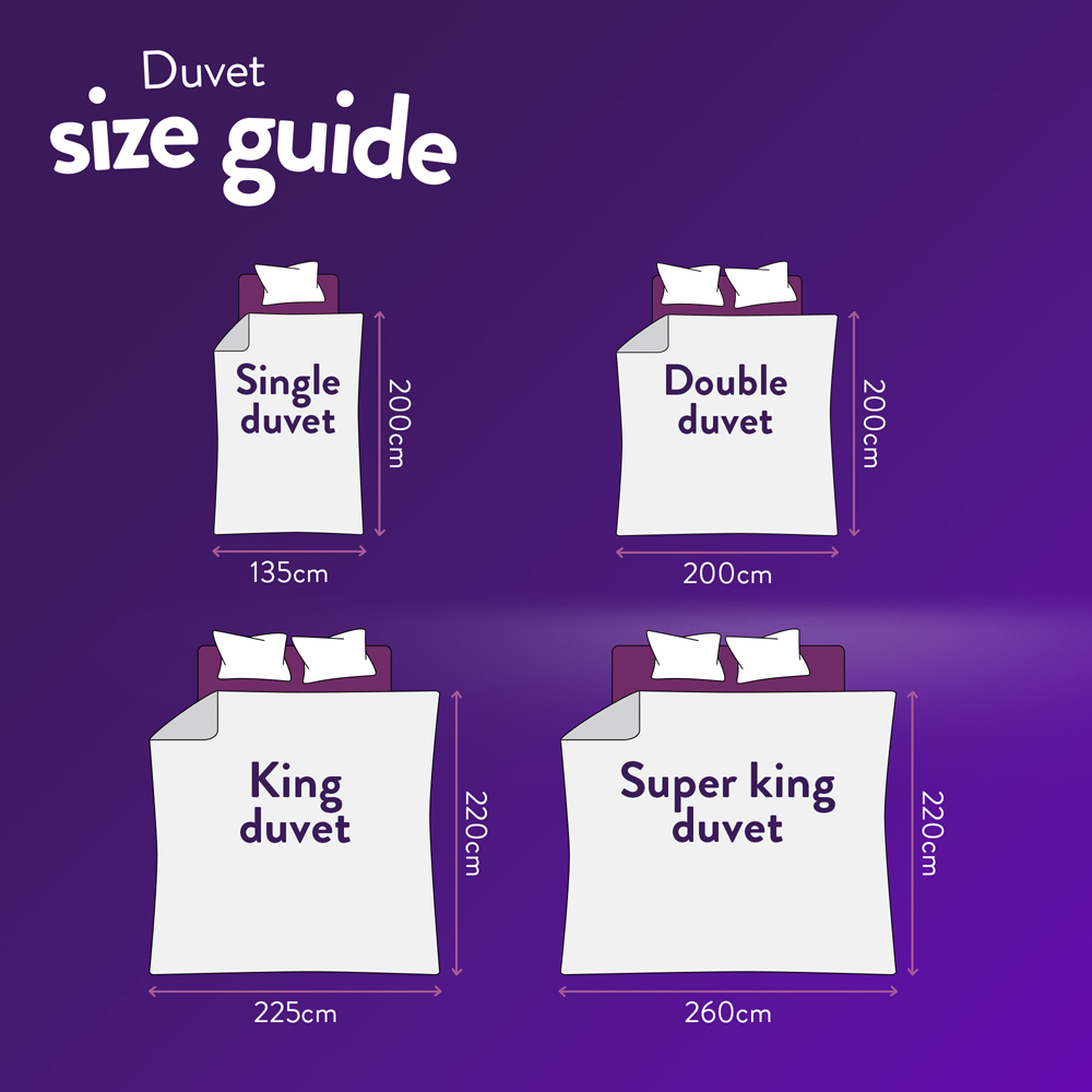 Slumberdown King Size White All Seasons Combi Duvet 15 Tog Image 9