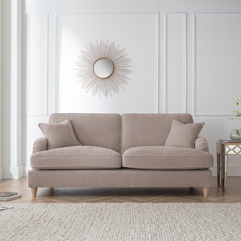 The Vienna 3 Seater Putty Sofa Image 6