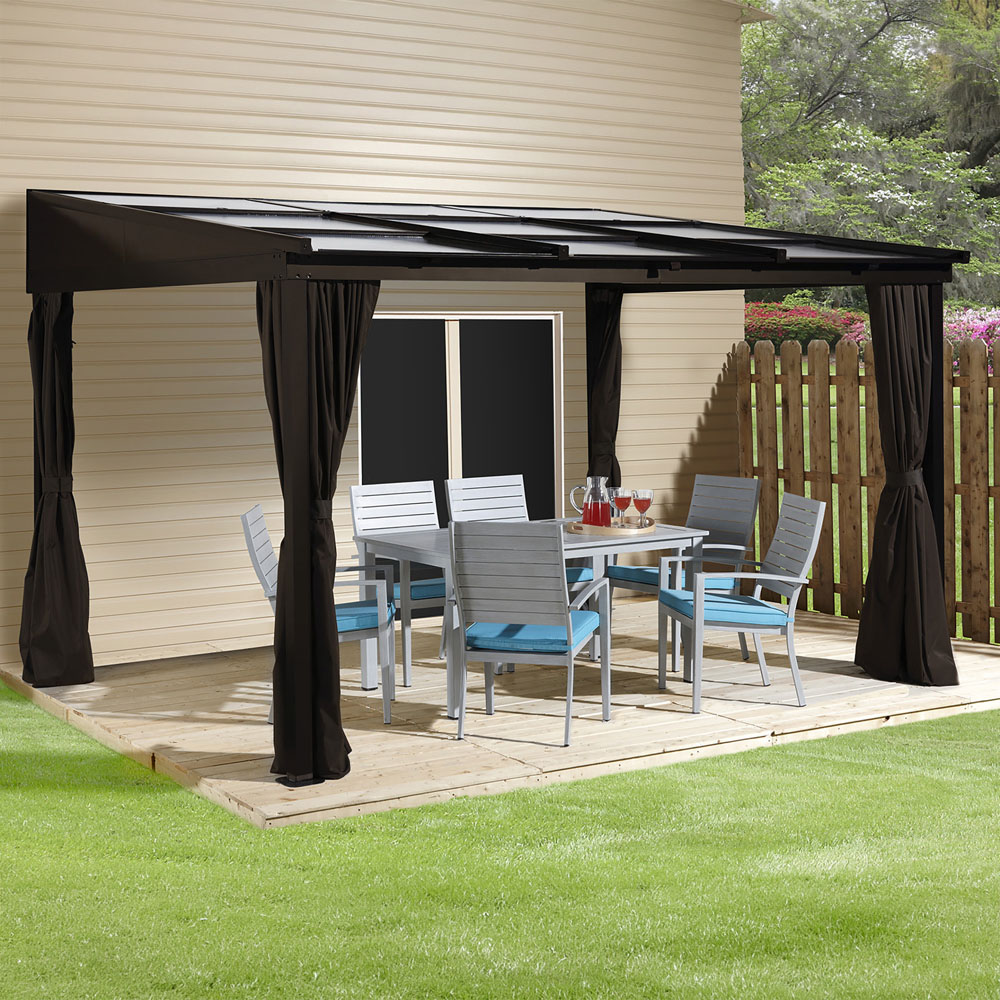 Sojag Sutton 3 x 3.7m Grey Patio Cover Image 2