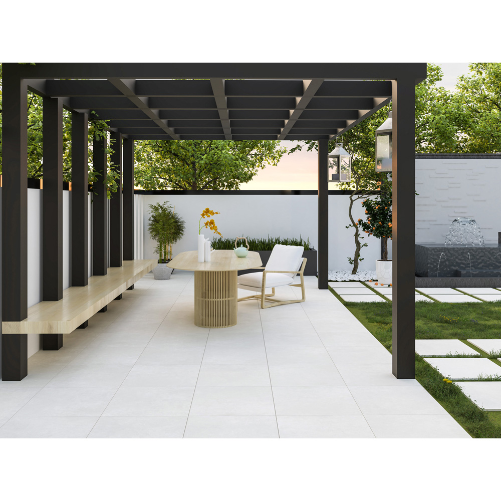 Bien Nexus White Porcelain Paving 60 x 60cm 60 Pack Image 3