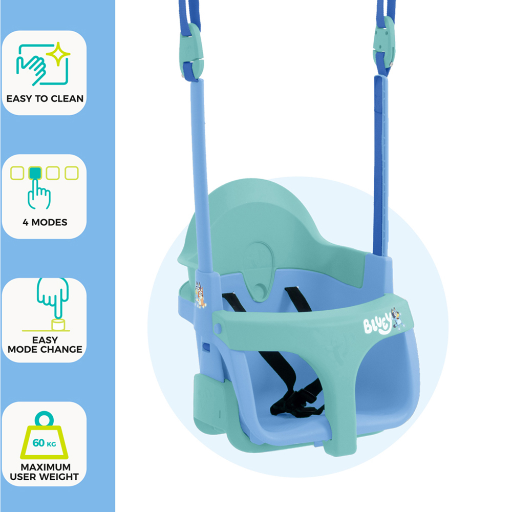 TP Forest Kids Bluey Acorn Growable Swing Set with Quadpod Seat Image 8