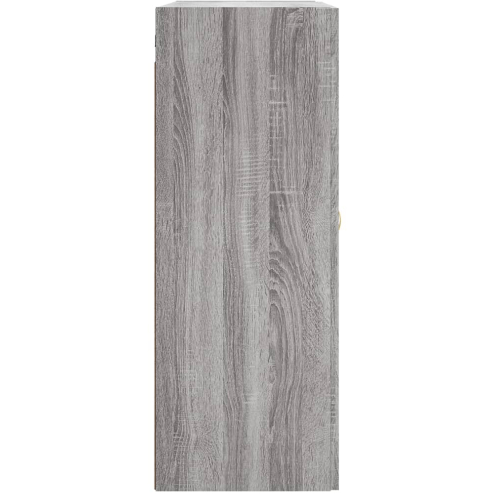 vidaXL 2 Door Grey Sonoma Wall Mounted Storage Cabinet 2 Pack Image 7