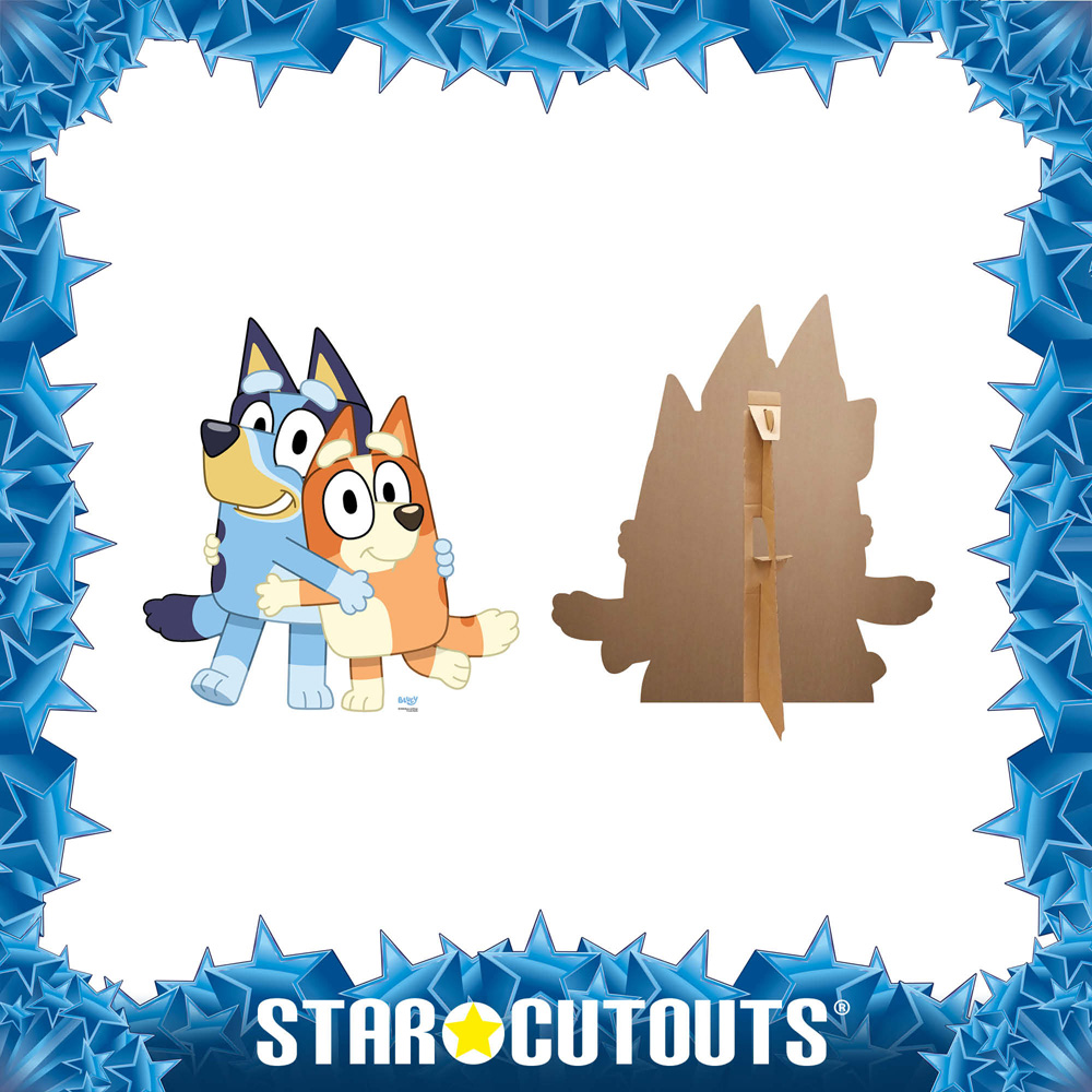 Star Cutouts Bluey and Bingo Cardboard Cutout 3ft Image 4