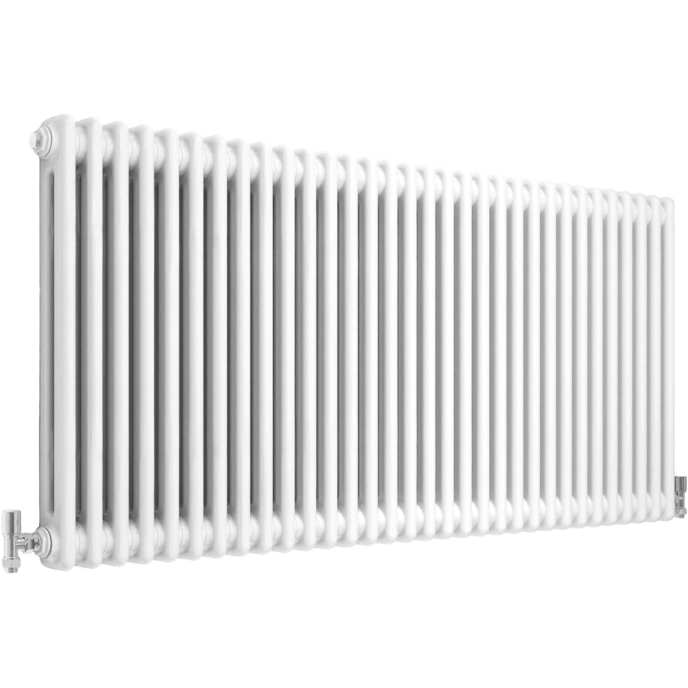 Stech Homes 5486 BTU White 2 Column Horizontal Radiator 600 x 1460mm Image 1