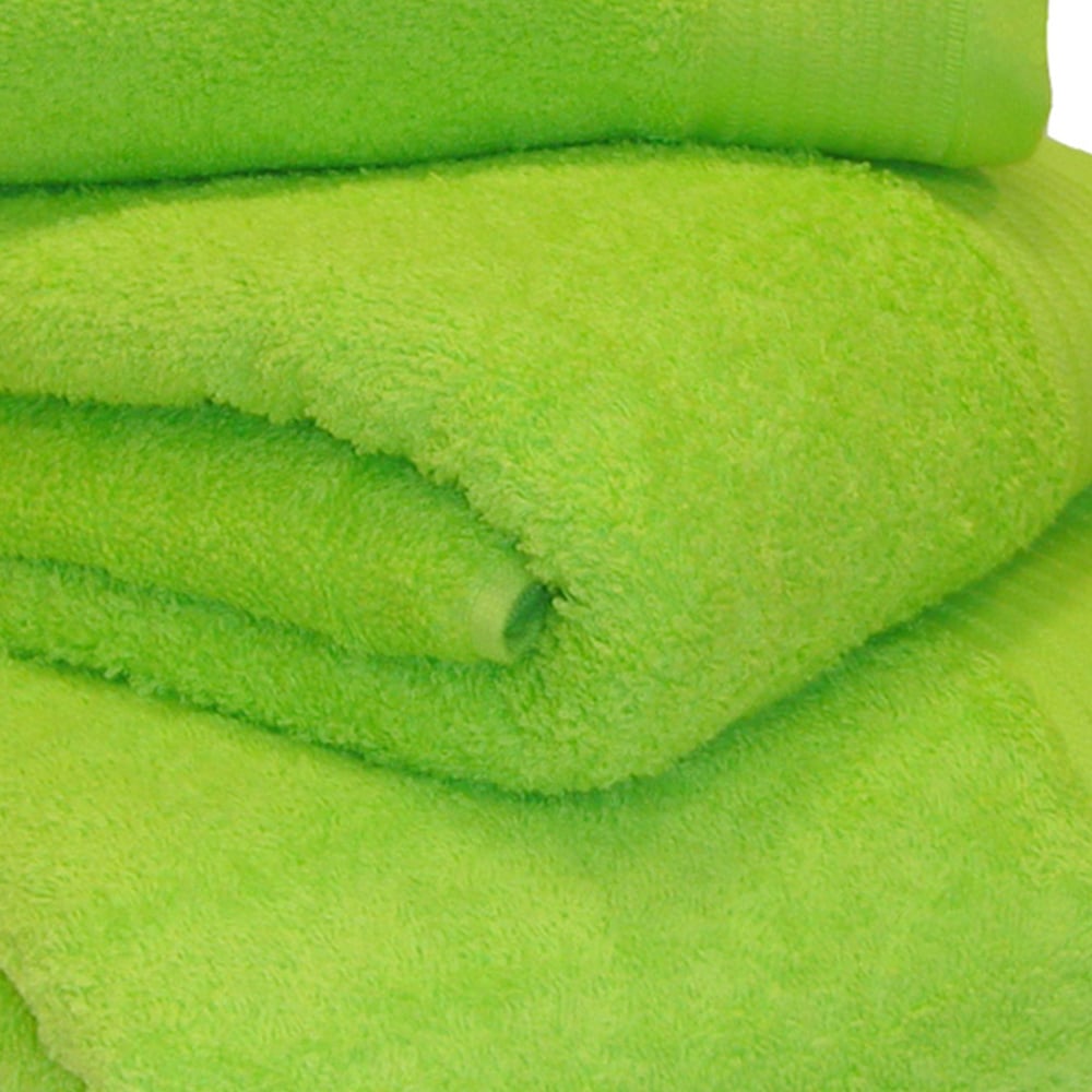 Rapport Home Chatsworth Super Soft and Absorbent Cotton Green Bath Sheet Image 2
