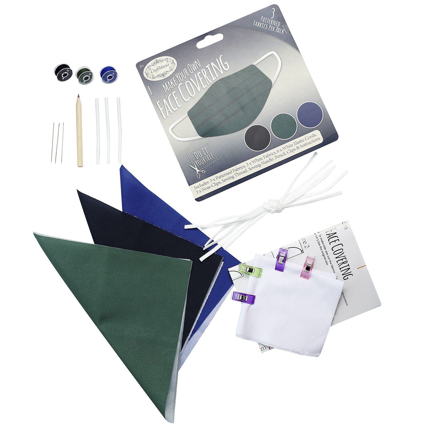 Pack of 3 Make Your Own Face Coverings Image 6