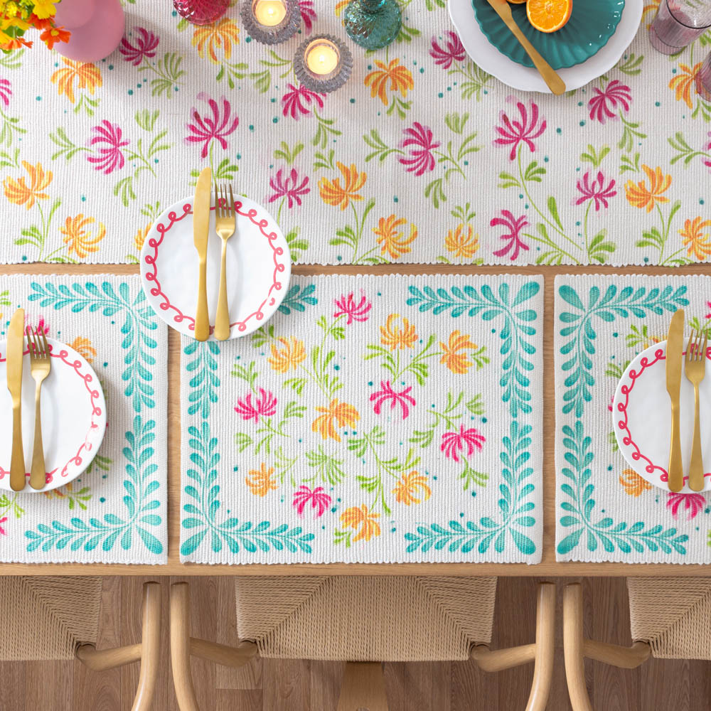 furn. Honeysuckle Multicolour Table Runner 230 x 35cm Image 6