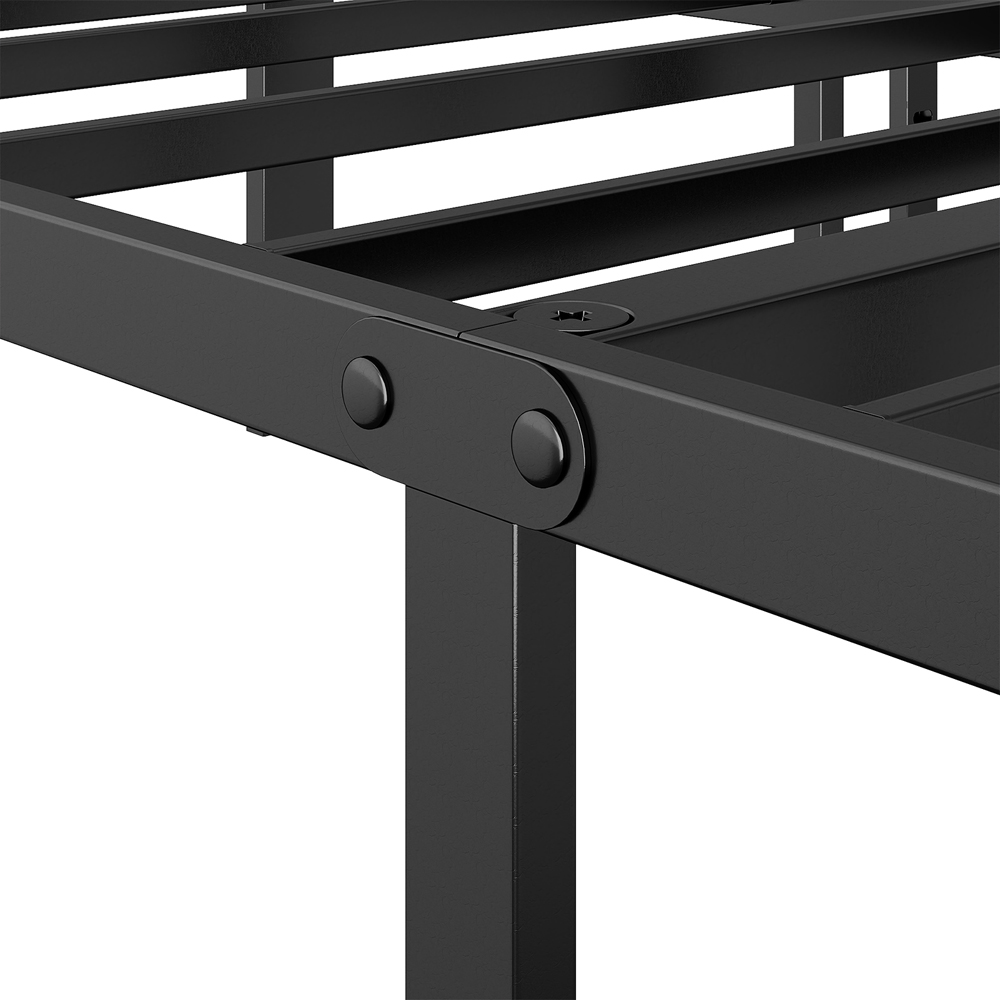 Living and Home Double Black Metal Bed Frame Image 6