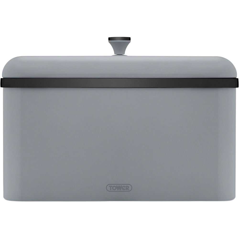 Tower Sera Grey Bread Bin Image 1