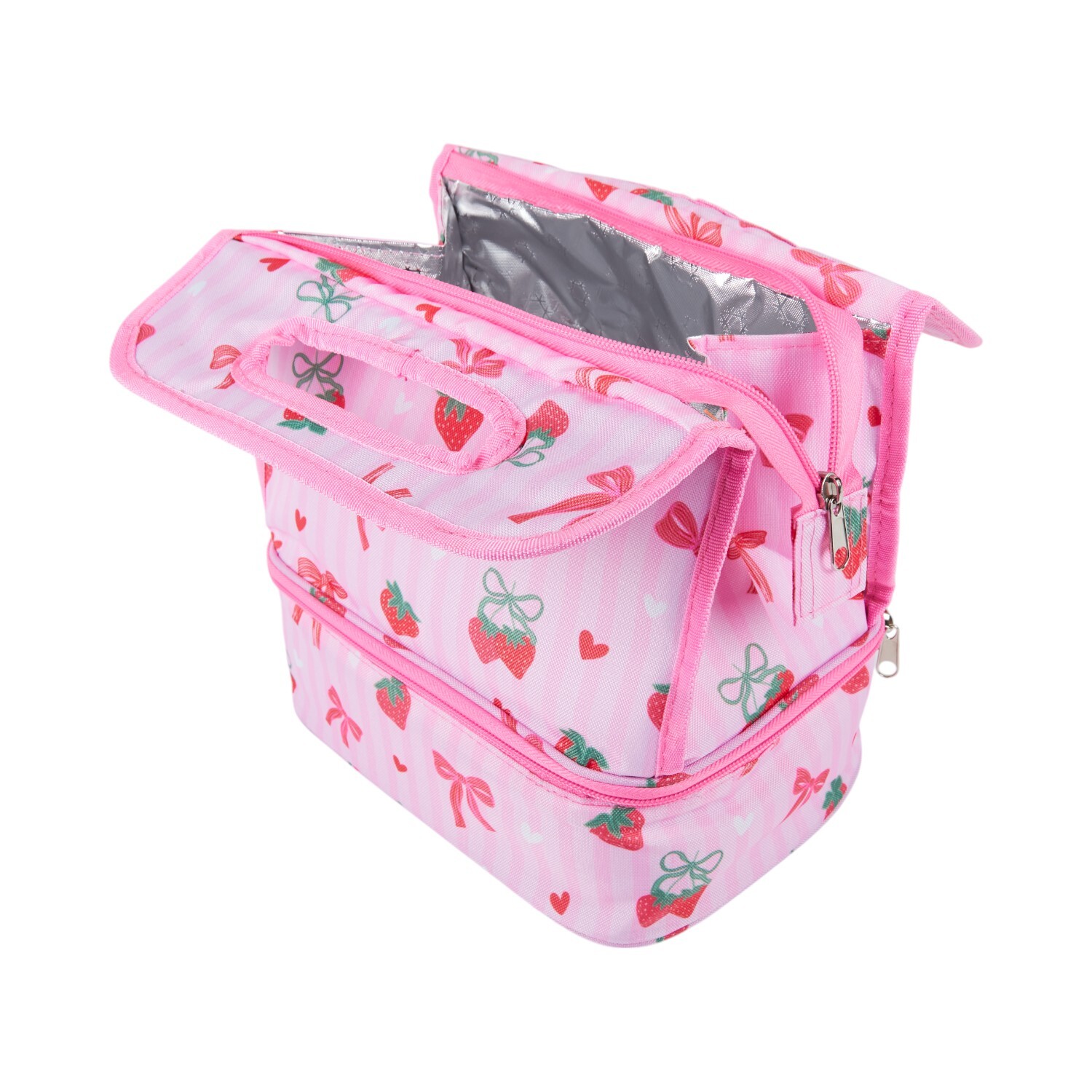 2 Compartment Insulated Sweet Berry Bag Pink Image 3