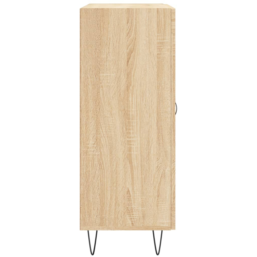 vidaXL Single Door 3 Drawer Sonoma Oak Sideboard Image 7