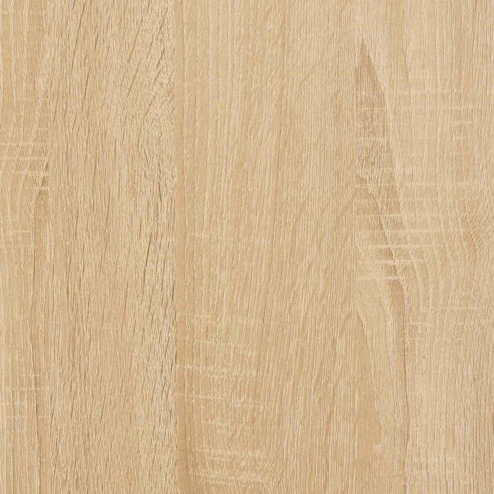 vidaXL 2 Shelf Sonoma Oak Record Cabinet Image 6
