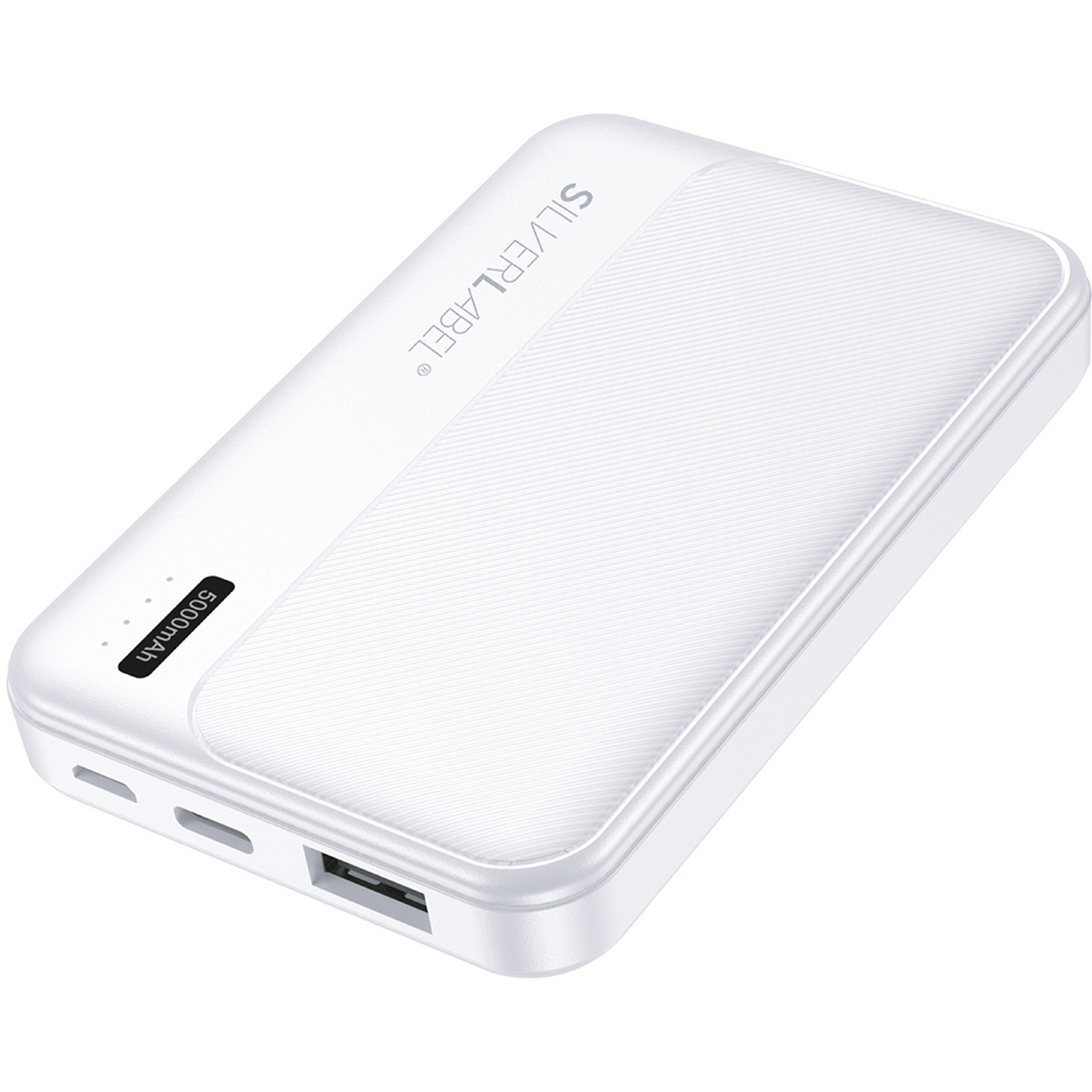 SilverLabel E71022251 White Power Bank 5000mAh Image 2