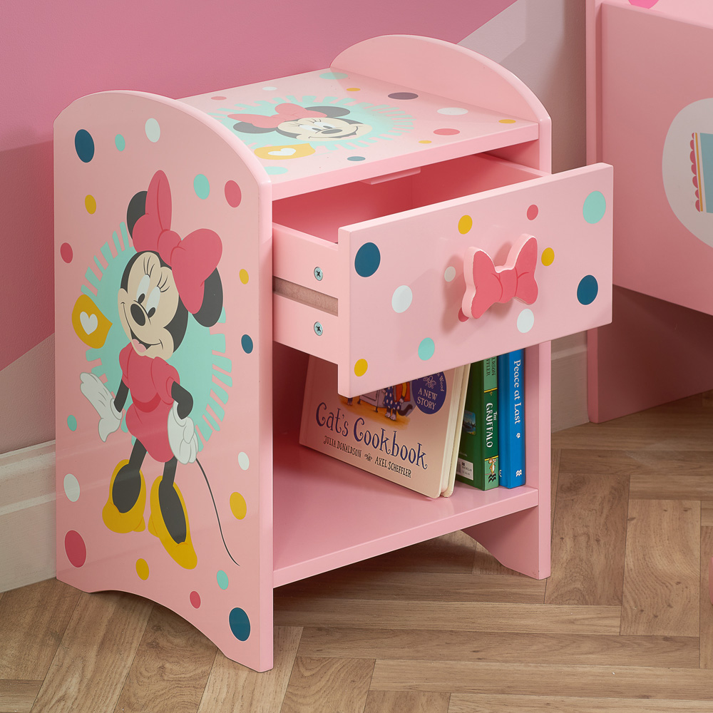 Disney Minnie Mouse Bedside Table Image 4