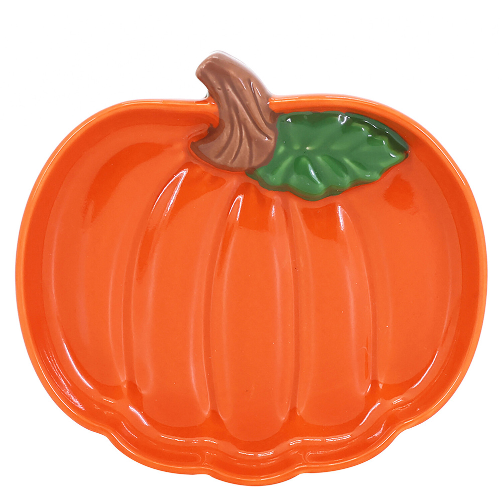 Pumpkin Soap Dish Orange Image 2