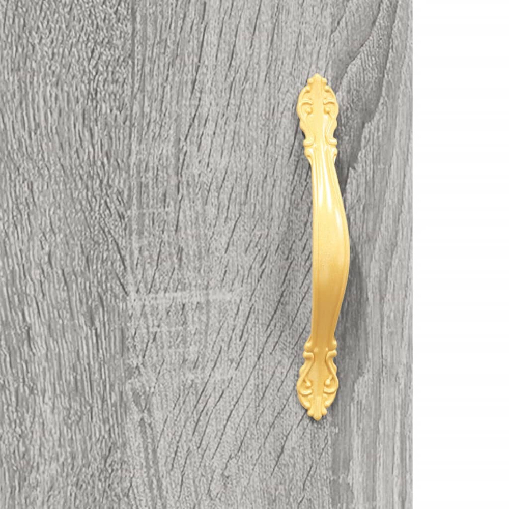 vidaXL 2 Door 3 Shelf Grey Sonoma Highboard Image 9