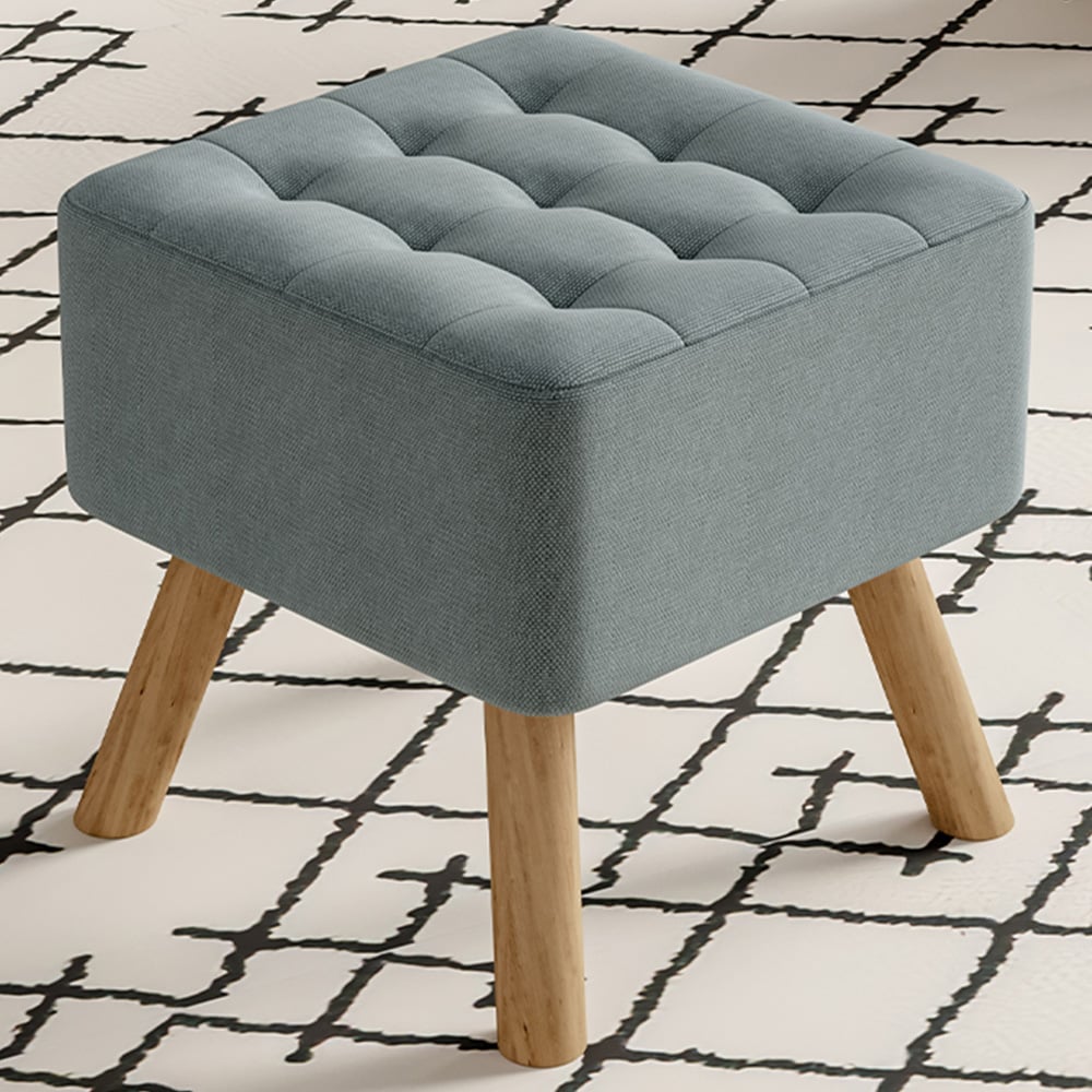 Living and Home Padded Foot Stool Image 1