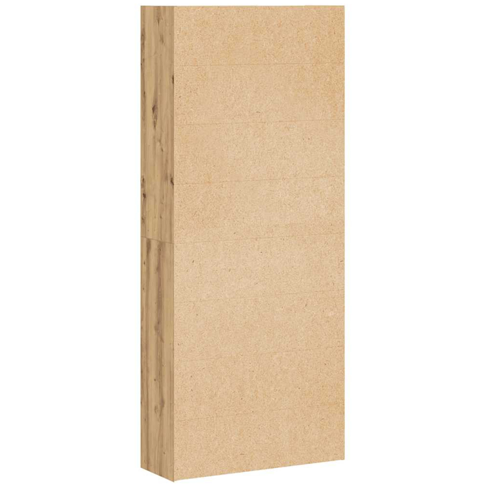 vidaXL 5 Shelf Artisanal Oak Bookcase Image 6
