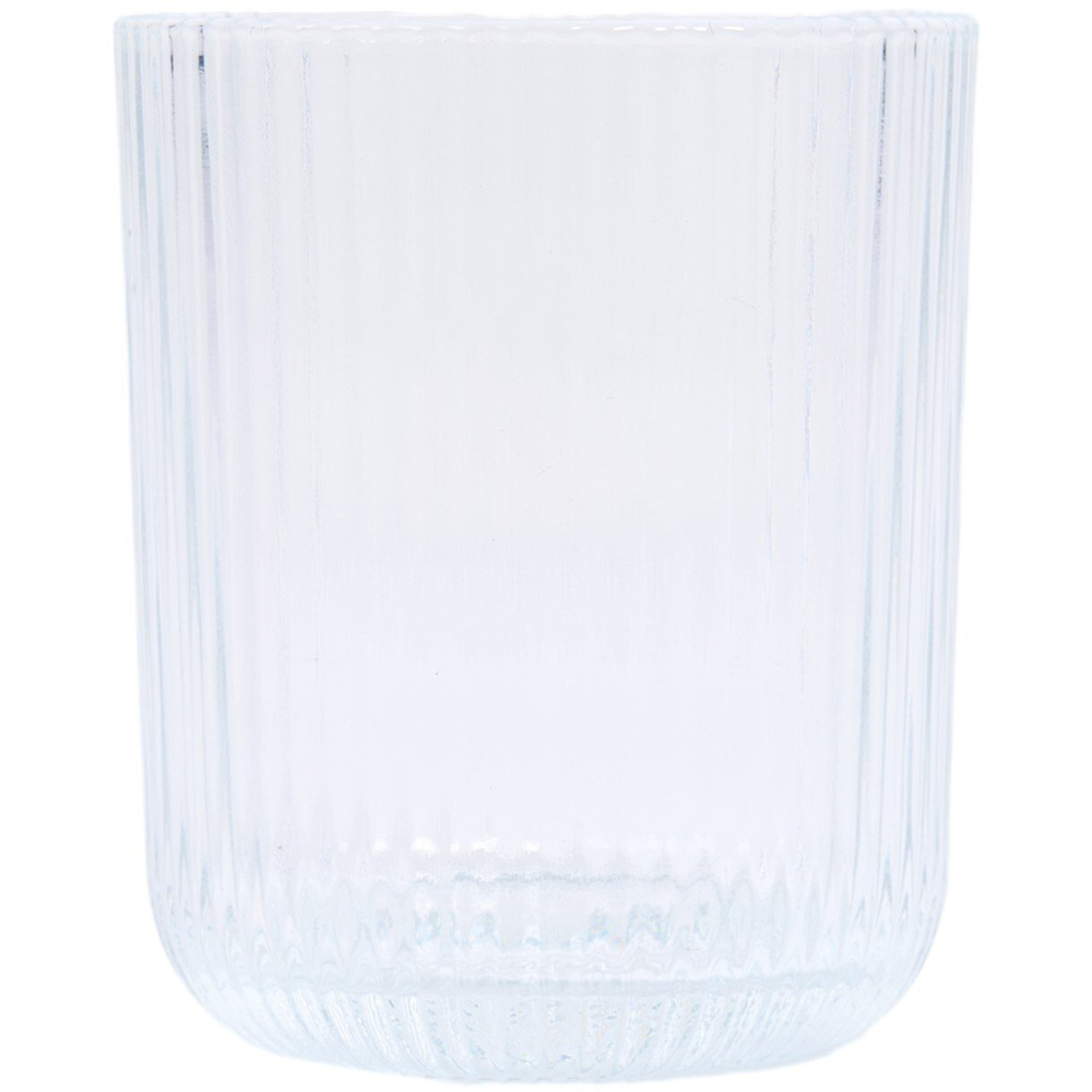 Ribbed TumblerClear Image 2