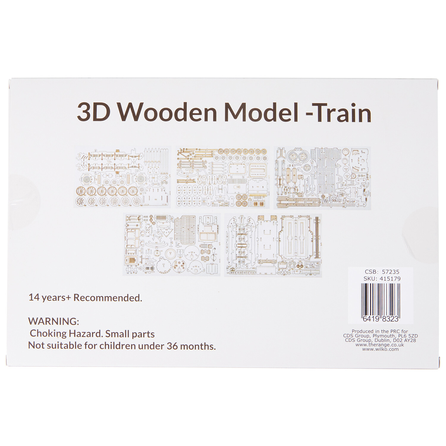 3D Wooden Model Train - Natural Image 2